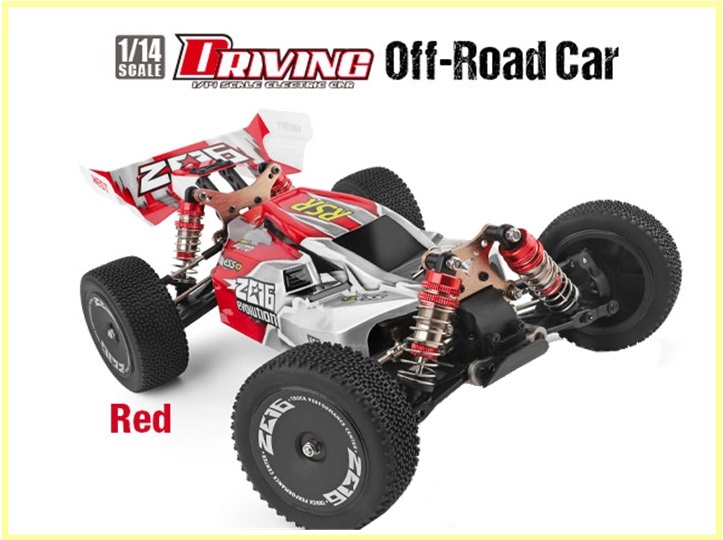 WLtoys 1/14 DRIVING Off-Road Car 【 Red 】RTR(プロポ付完成モデル 