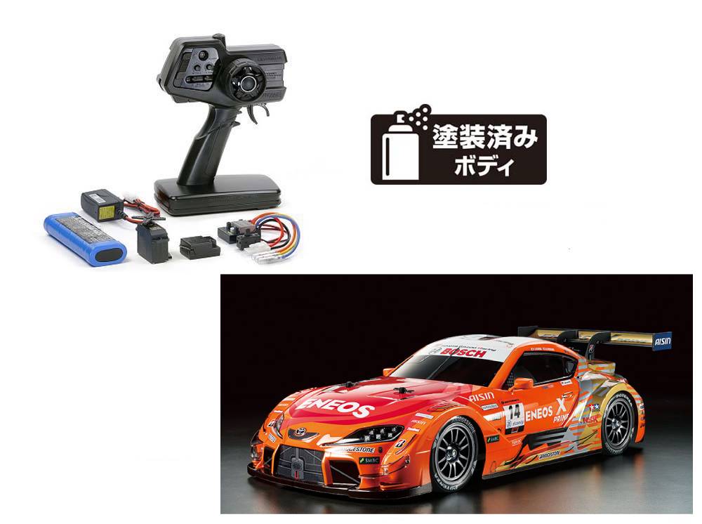 【12月発売】タミヤ　ENEOS X PRIME GR Supra (TT-02) 組立キット+ファインスペック電動RCドライブ