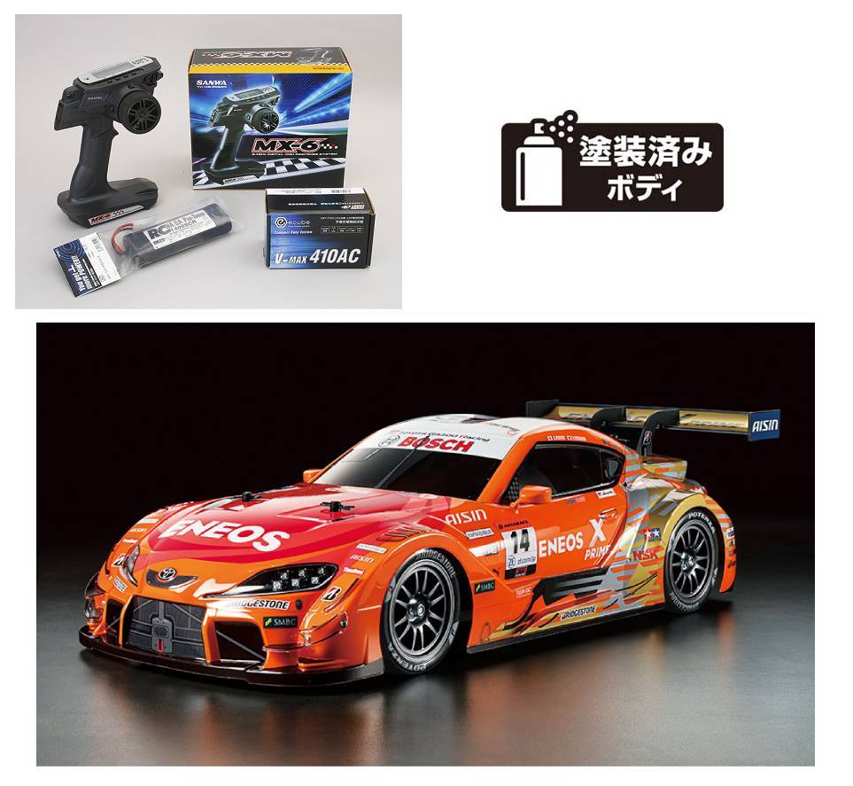 【12月発売】タミヤ　ENEOS X PRIME GR Supra (TT-02)オリジナルフルセット