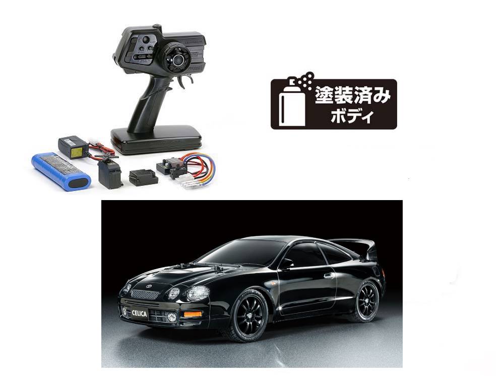 【11月発売】タミヤ　トヨタ セリカ GT-FOUR (ST205) (TT-02) 組立キット+ファインスペック電動RCドライ