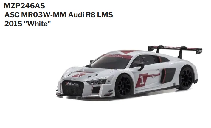 ( 2025年2月 予約 京商MZP246AS ASC Audi R8 LMS 2015 "White"