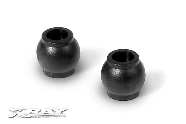 XRAY　373241#　ナイロンピボットボール【6.0MM／2pcs／X1用】