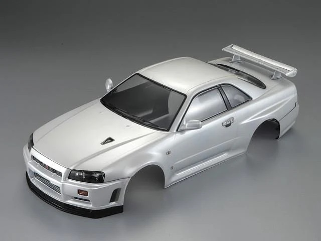 KillerBody　48644　NISSAN SKYLINE (BNR34) Finished Body Pearl-wh