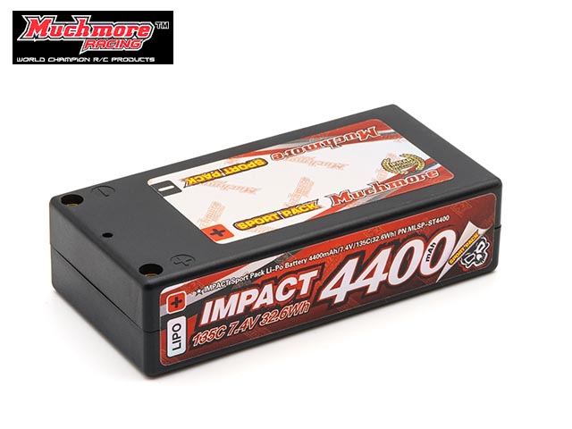 マッチモア　MLSP-ST4400　インパクトSport 4400mAh/7.4V 135C ショーティー フラットハードケース