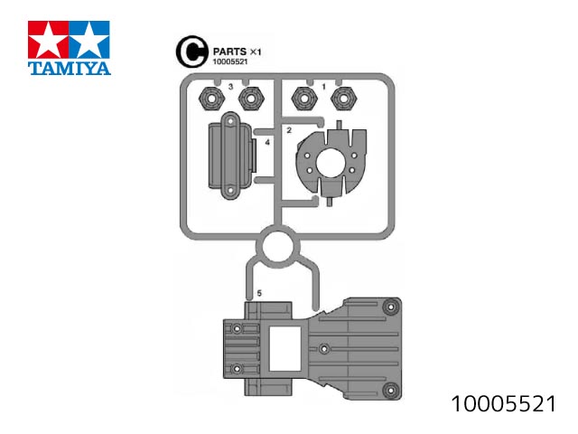 タミヤ　10005521　CC-01 C部品