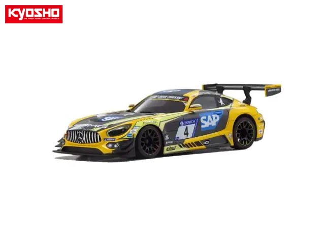 (10月発売予定) 京商　MZP254YBK　ASC MR03W-MM メルセデス AMG GT3 イエロー/ブラック