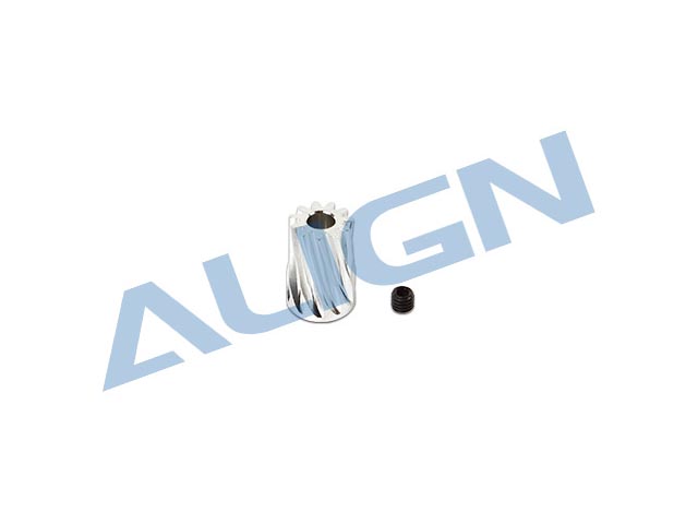 ALIGN　H45160A　ピニオンギア 11T/M0.6/φ3.5/ハス歯　450 470