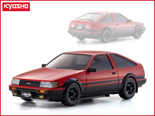 京商　MZP473RBK　ASC MA020 トヨタ カローラレビン AE86 レッド/ブラック